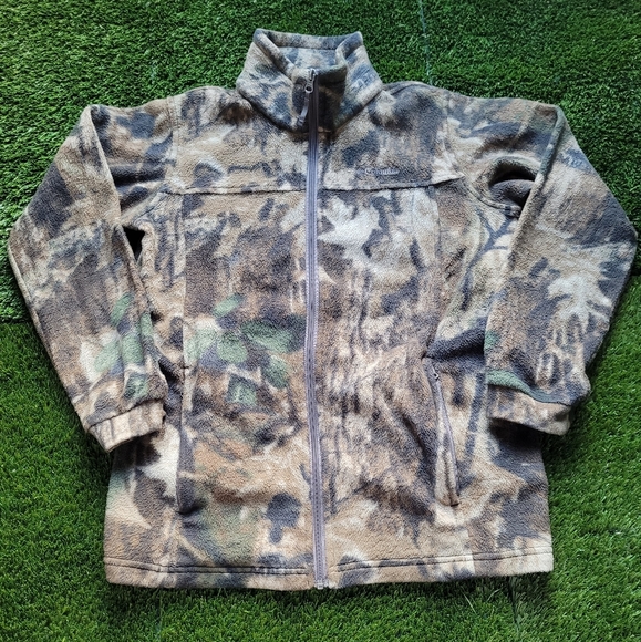 🏕🥾Womens Columbia Camoflauge Fleece Jacket🥾🏕 - Picture 2 of 3
